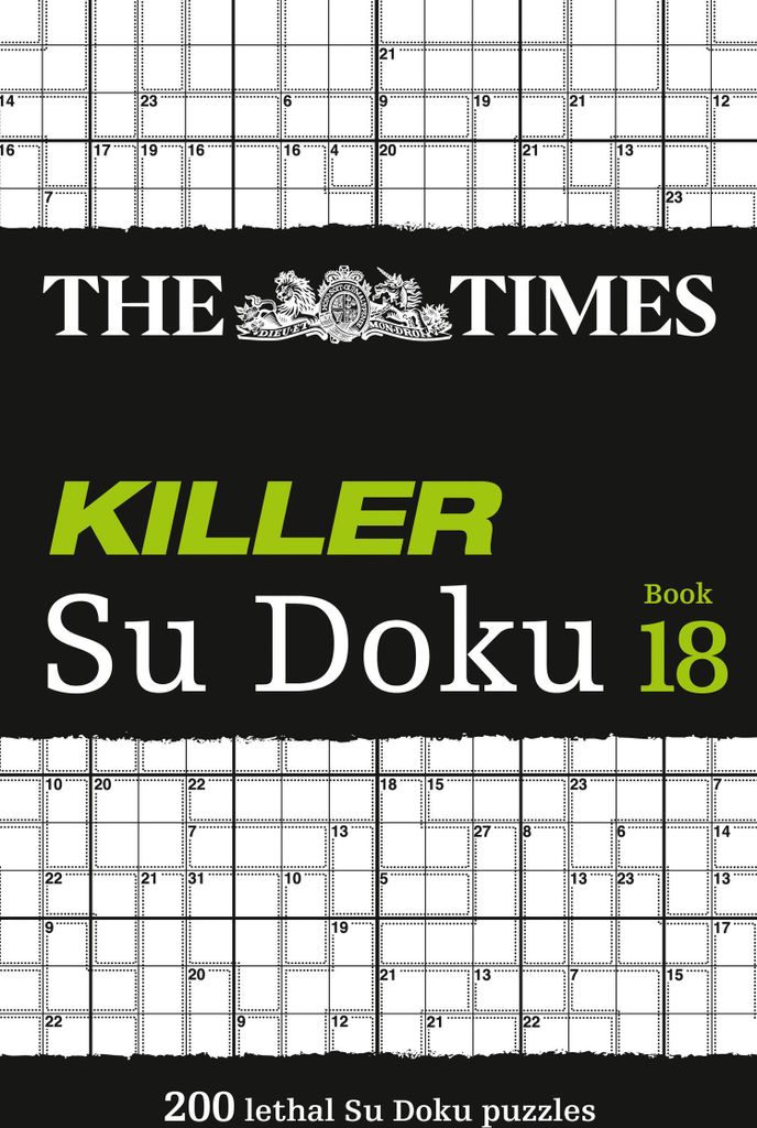 Times Killer Su Doku Book 18 – Lingua: Inglese