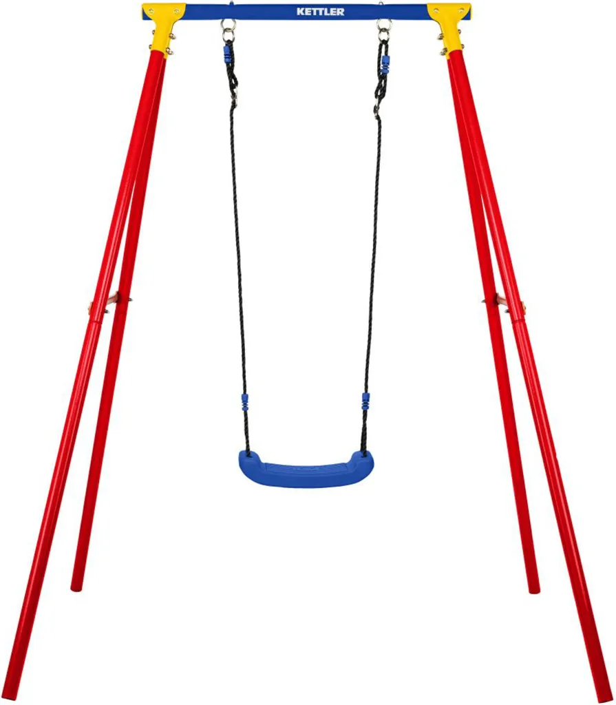 Balançoire KETTLER SINGLE résistante aux UV pour aire de jeux enfant
