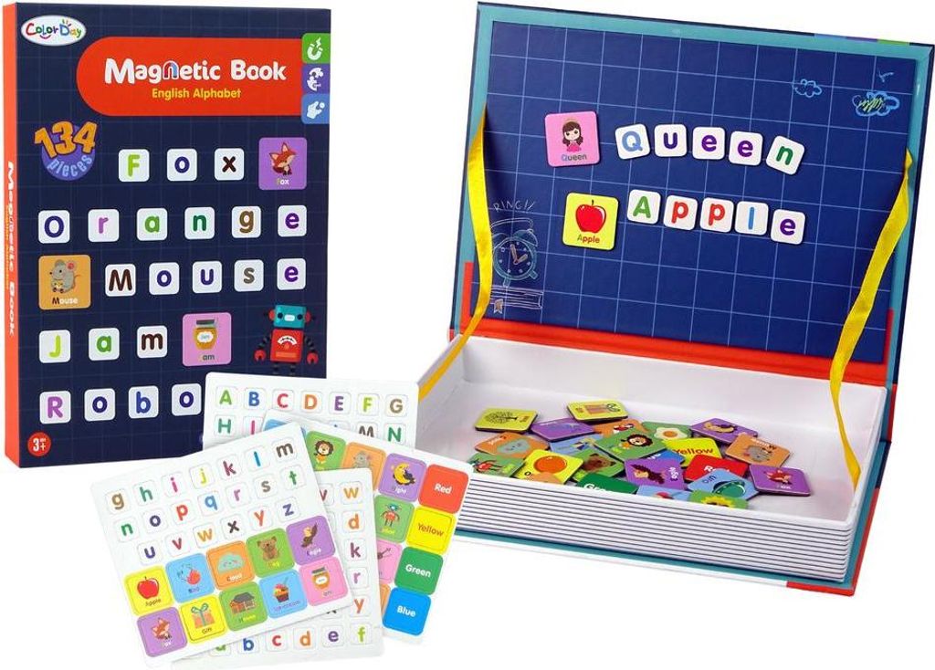 Magnetische Puzzle Buch Englisch Alphabet Bilder
