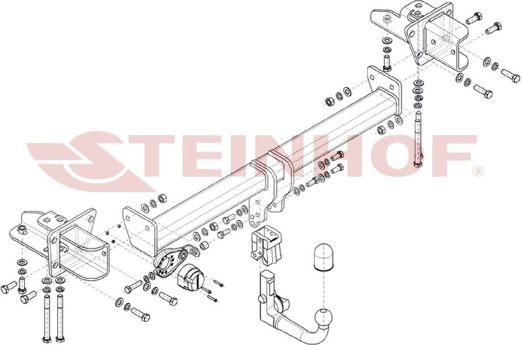 Z546927 Anhängerkupplung passend für LAND ROVER Discovery V 2021- abnehmbar