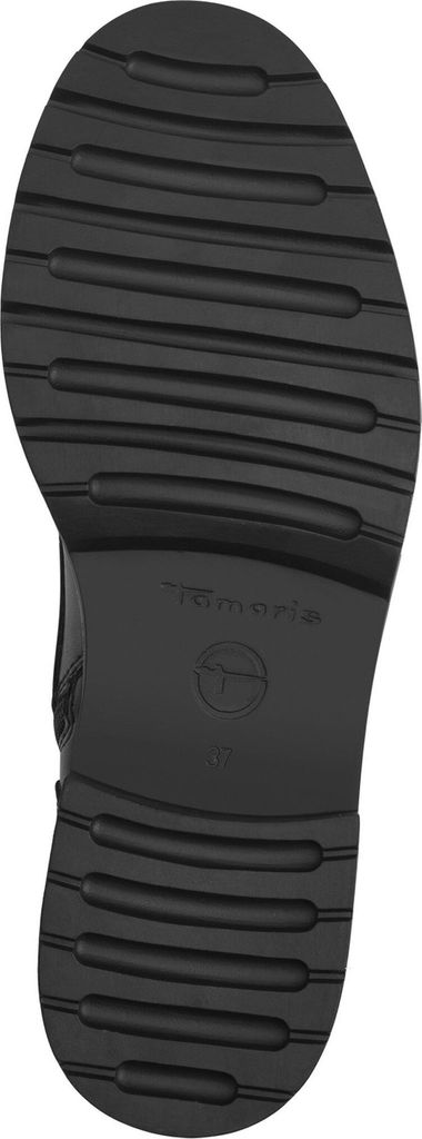 Tamaris Damen Stiefelette Nieten Zierreißverschluss Boots 1-25472-43, Größe:37 EU, Farbe:Schwarz