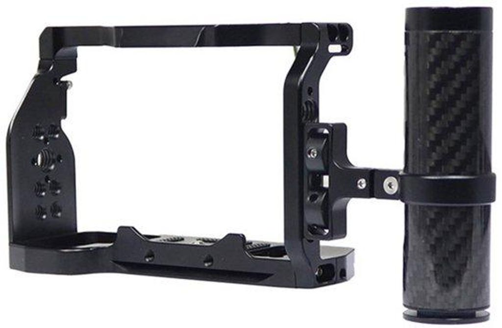 Handgreep Kamera Klem für Alpha 7C mit 1/4" und 3/8" Schnellverschluss