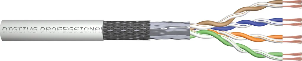 Câble de Patch CAT 5e SF/UTP Double Blindage 305m Gris Haute Performance