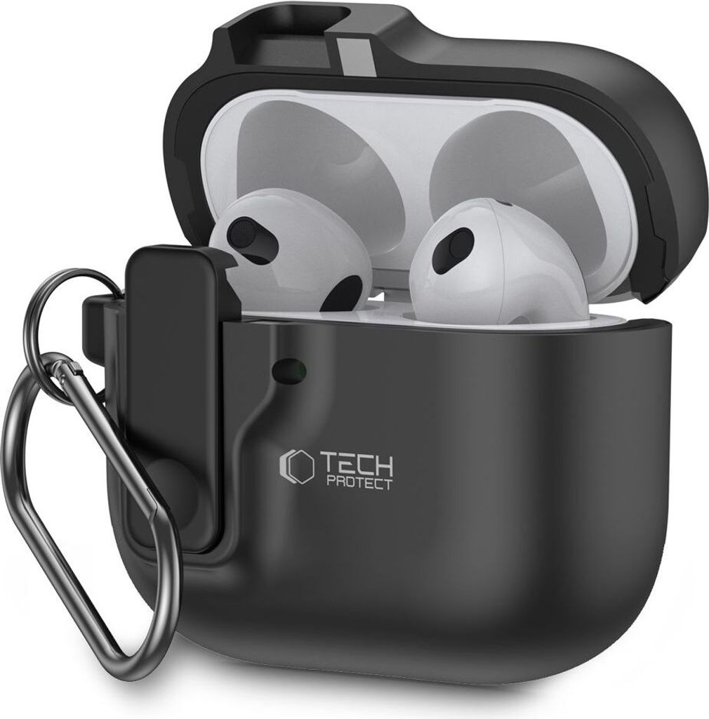 Tech-Protect Slim Case für AirPods 4 - Schwarz