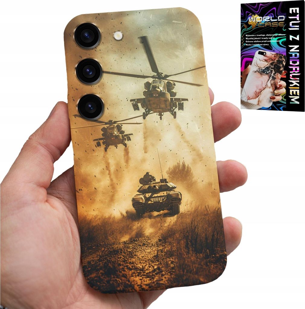 Fall Für Samsung Galaxy S23 Plus - Militär Hubschrauber Tank Militär Fall