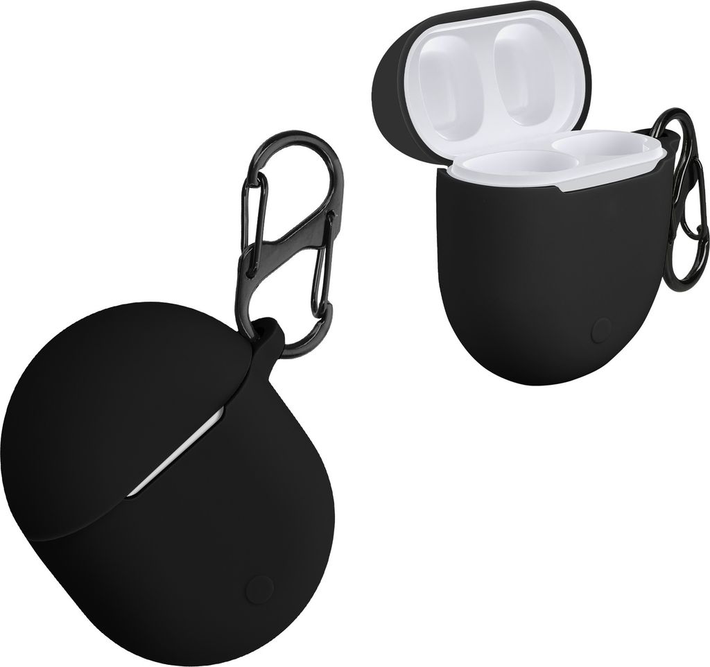 kwmobile Hülle kompatibel mit Xiaomi Redmi Airdots 3 Pro / Buds 3 Pro Hülle - Kopfhörer Case - TPU Silikon Cover - Schutzhülle in Schwarz