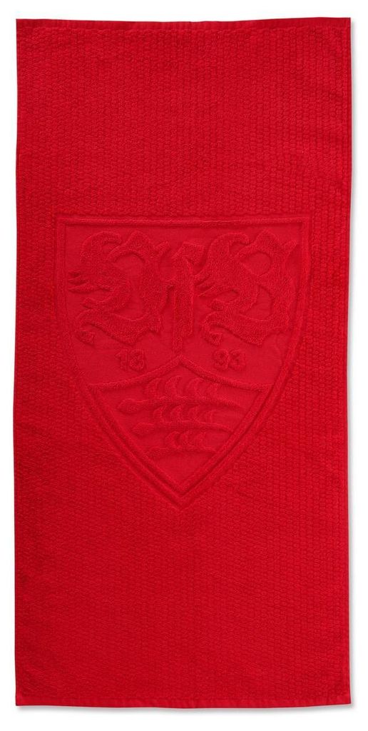 VfB Stuttgart Handtuch rot 50x100 cm aus Baumwolle mit Produktbild 