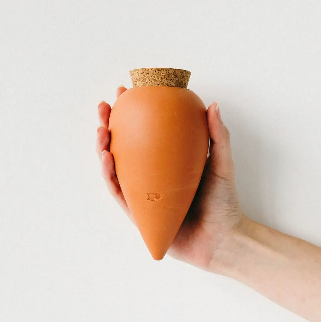 Diffuseur d'eau en terre cuite Olla pour l'arrosage automatique Pepin
