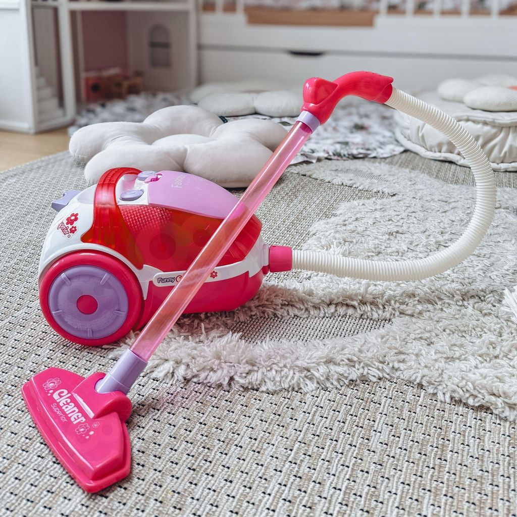 Aspirateur pour Enfants Aspirateur De Jouet avec Fonction De Tirage Jouet pour Les De Jeu, Cadeaux éducatifs pour Garçons et Fill