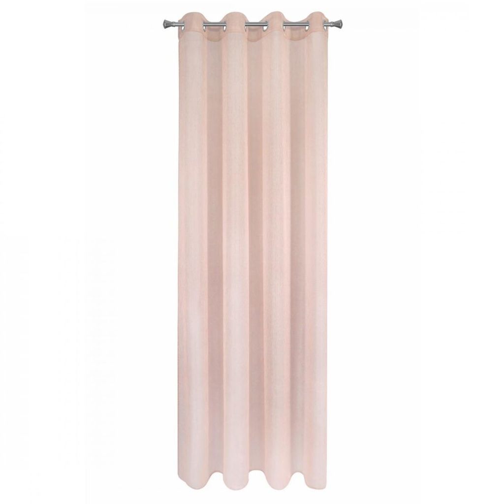Gardine Eurofirany 140x250 Ösen Rosa