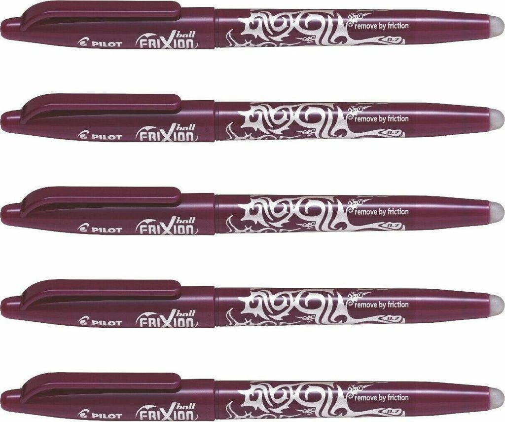 Frixion Ball 0.7 weinrot 5-er Set