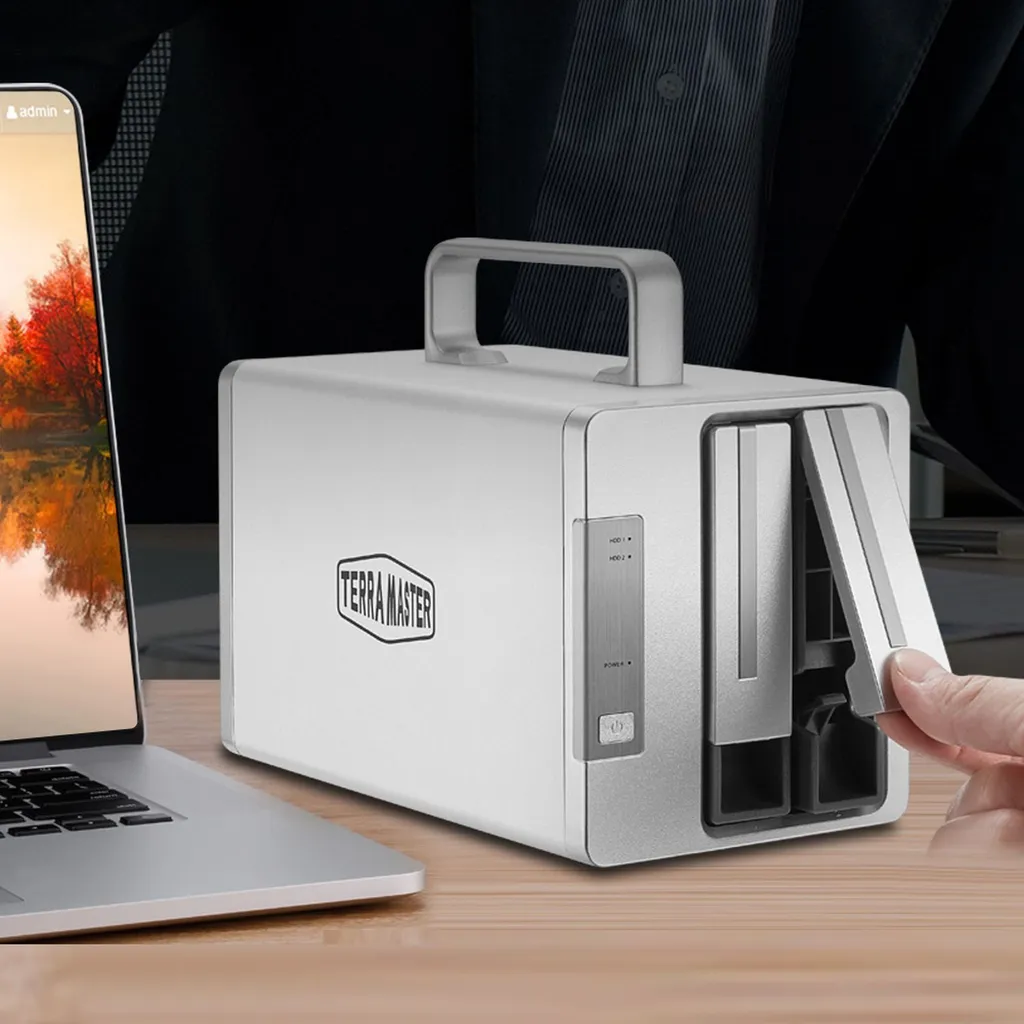 TerraMaster TD2 Thunderbolt 3 Boîtier RAID 2 Baies Haute Performance - 7