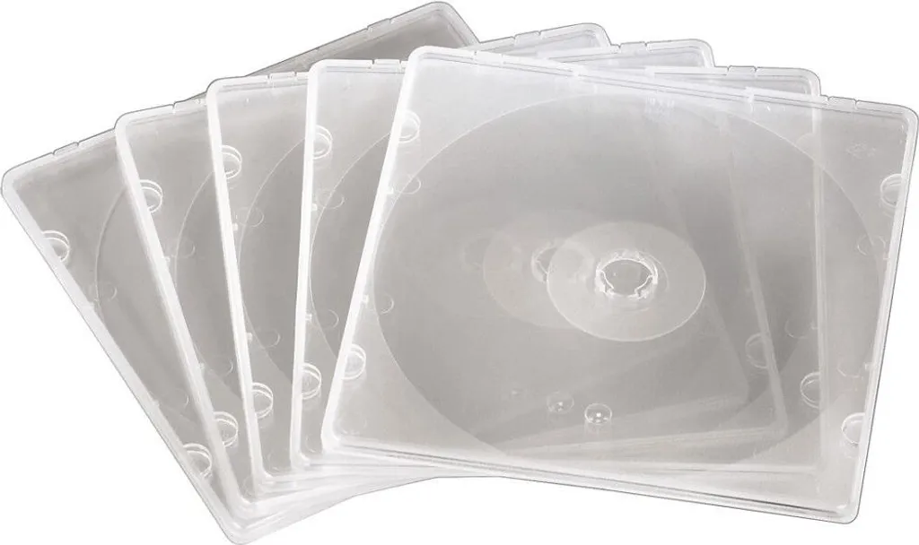Boîtier CD ultra fin et incassable en polypropylène x20