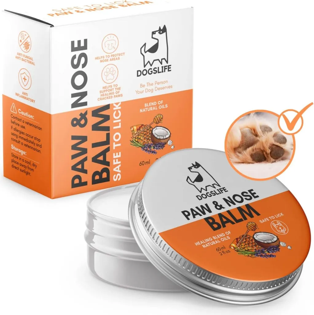 Crema Protettiva Zampe 60ml | Protezione Neve e Sale per Cani
