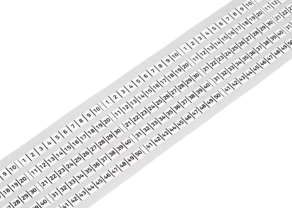WAGO Beschriftungsstreifen;auf Rolle;5 mm breit;weiß 210-834