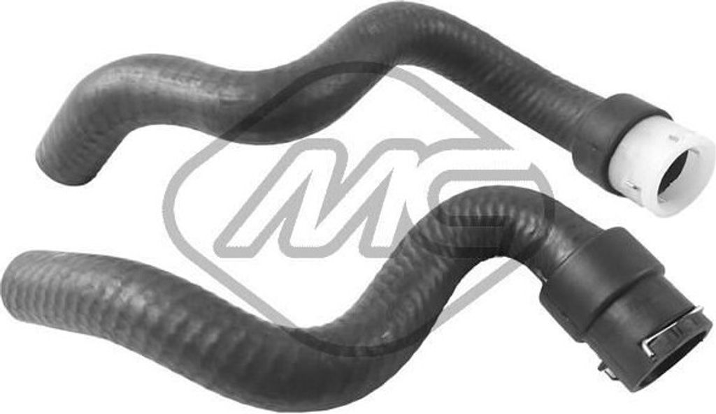 Metalcaucho Wärmetauscher-Schlauch 09554 für OPEL Corsa C Schrägheck (X01) 0,26kg