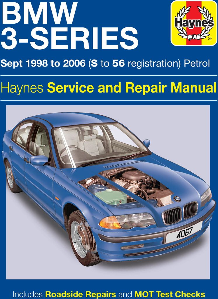 BMW 3-Series Petrol (Sept 98 - 06) Haynes Repair Manual