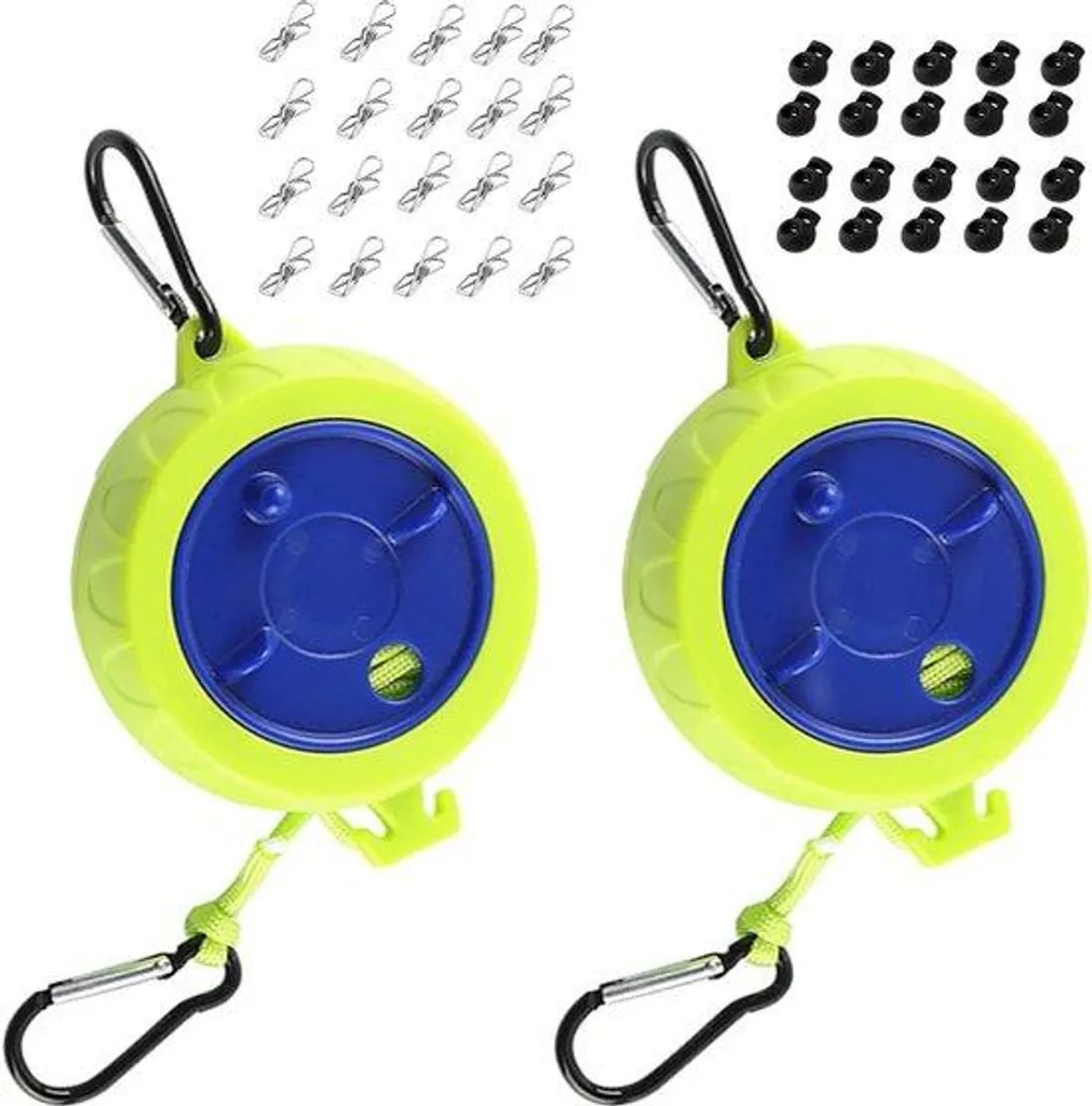Sèchoir à linge de voyage 10m portable pour bivouac, camping et mer