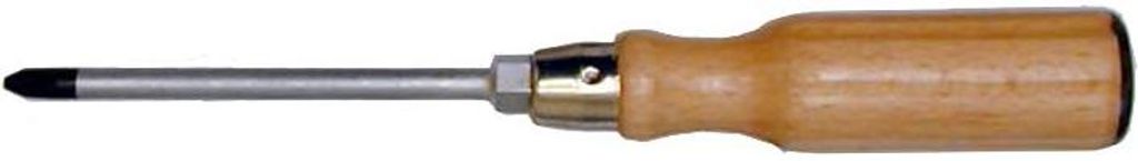 SW-Stahl 30702L Schraubendreher, Holzheft, Kreuz, PH2 x 100 mm