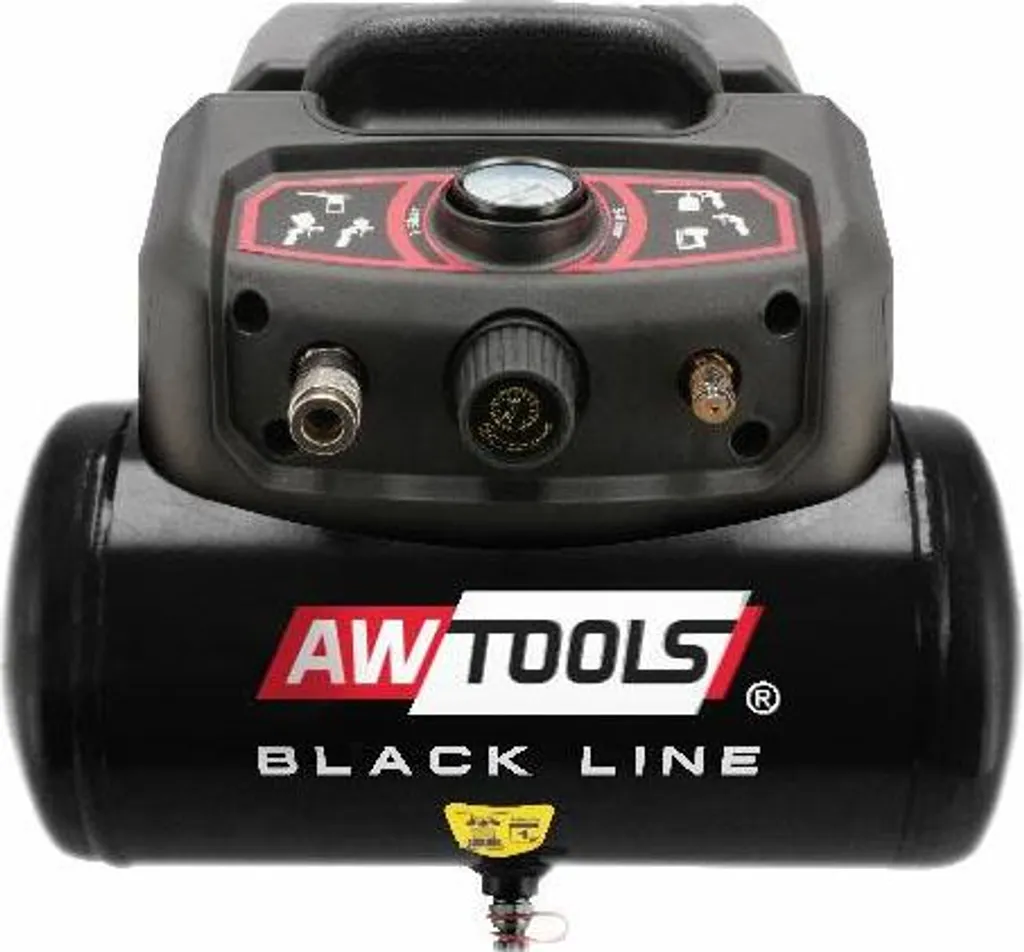 Fini l'encombrement avec le Compresseur 6L Awtools Ac6 1.5Hp Black Line