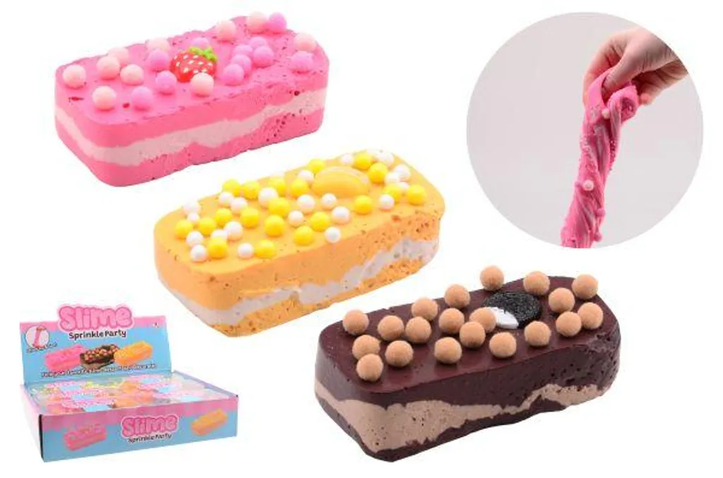 Kit slime texturé et extensible Johntoy - Atelier de mini cupcakes