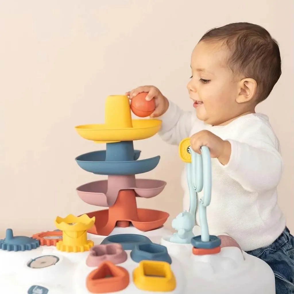 Smoby SAS Little Smoby Table d'Activité Premier Âge Multicolore Bébé - 10