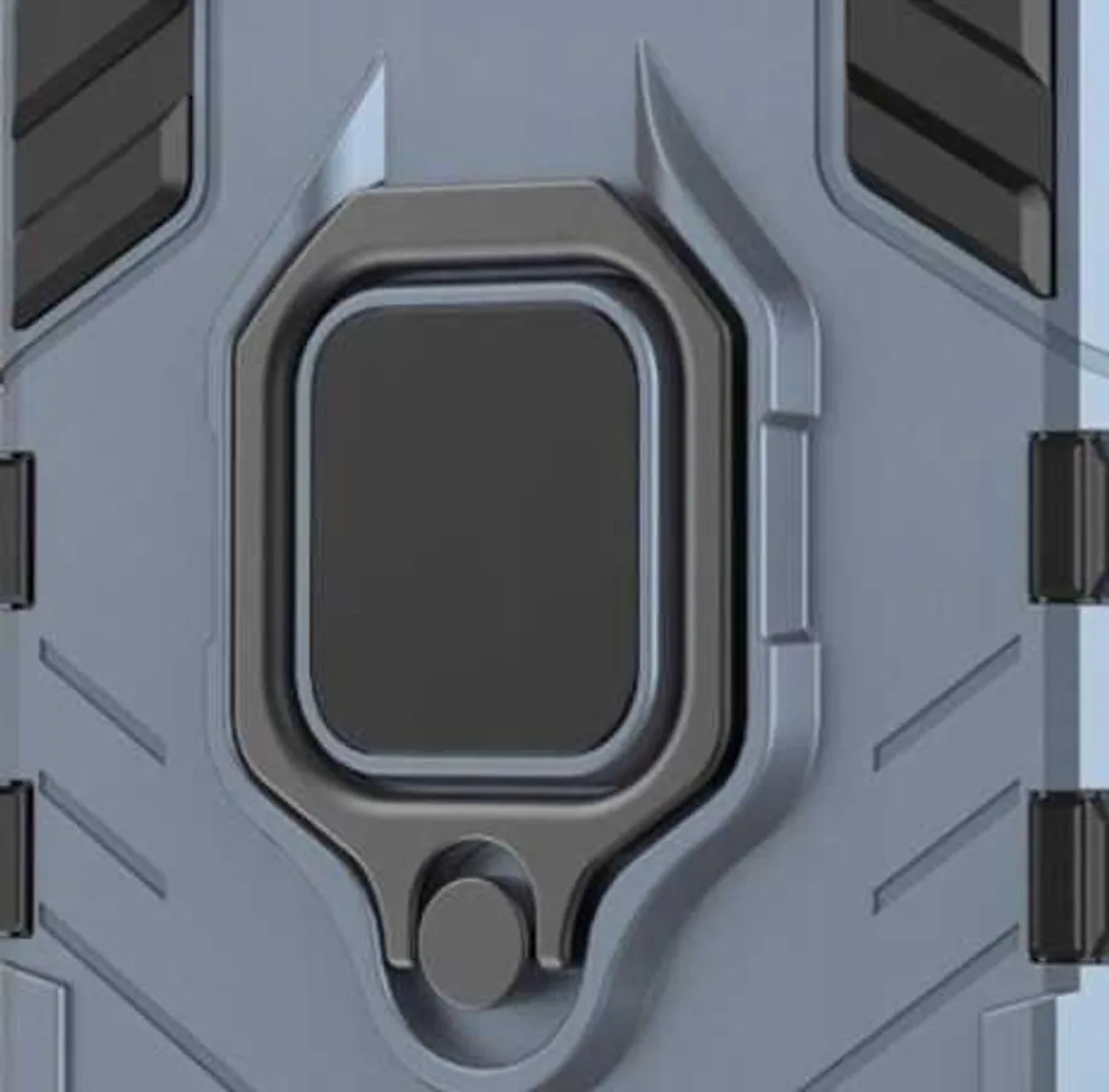 Coque de protection iPhone 6s Spacecase X-Ring Bleue avec support bague - 6