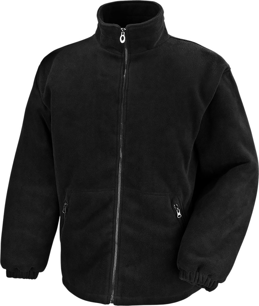 Result Herren Core Polartherm Fleece-Jacke BC909 (2XL) (Schwarz)