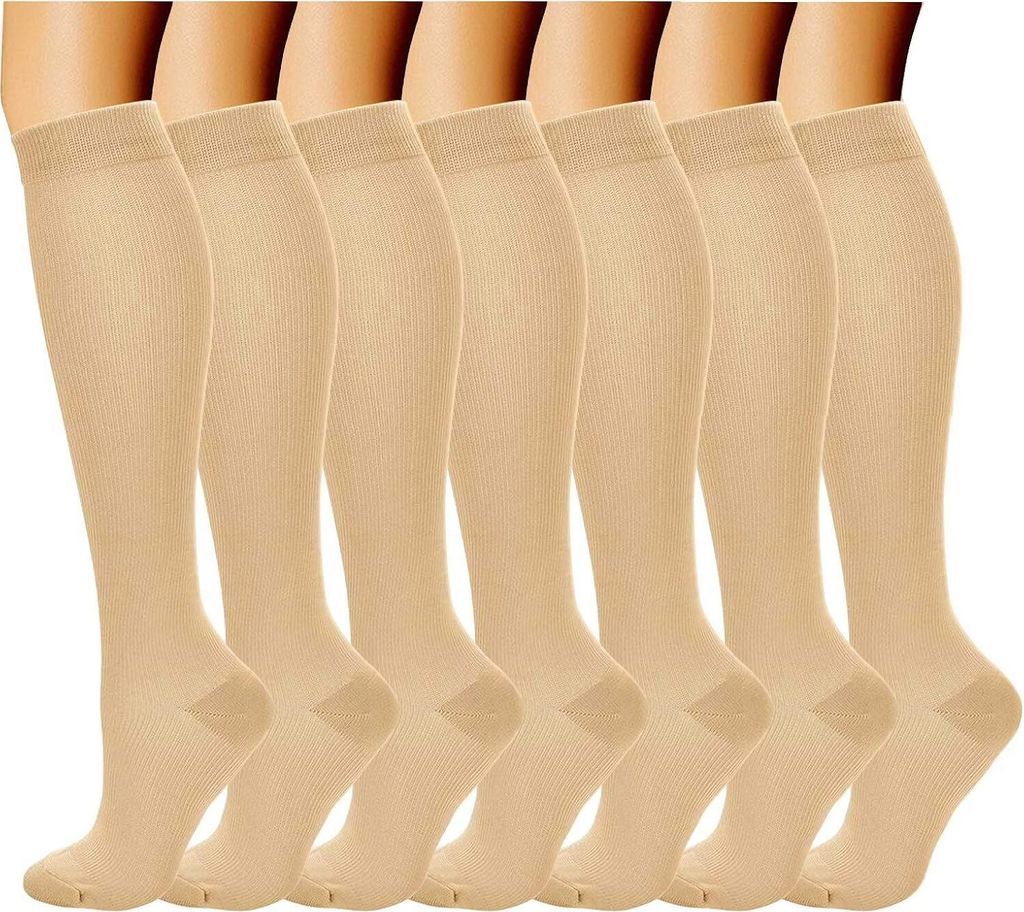 Kompressionsstrümpfe (7 Paar) für Damen und Herren, 15–20 Produktbild 