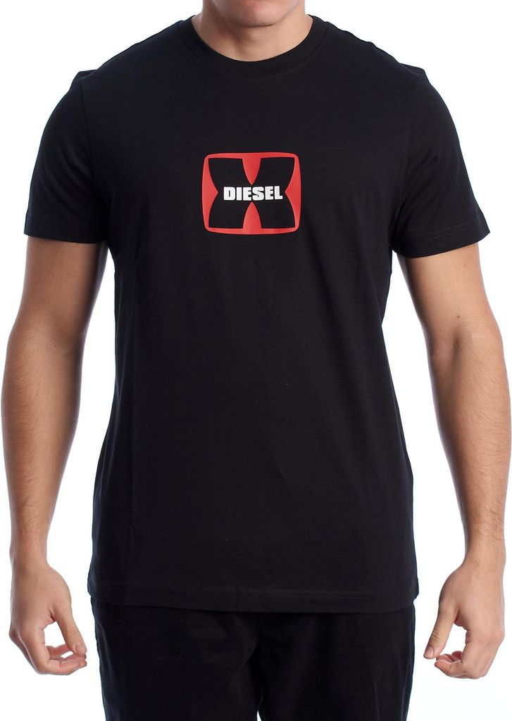 Diesel Slim-Fit-T-Shirt für Herren mit kurzen Ärmeln A03848_RPATI