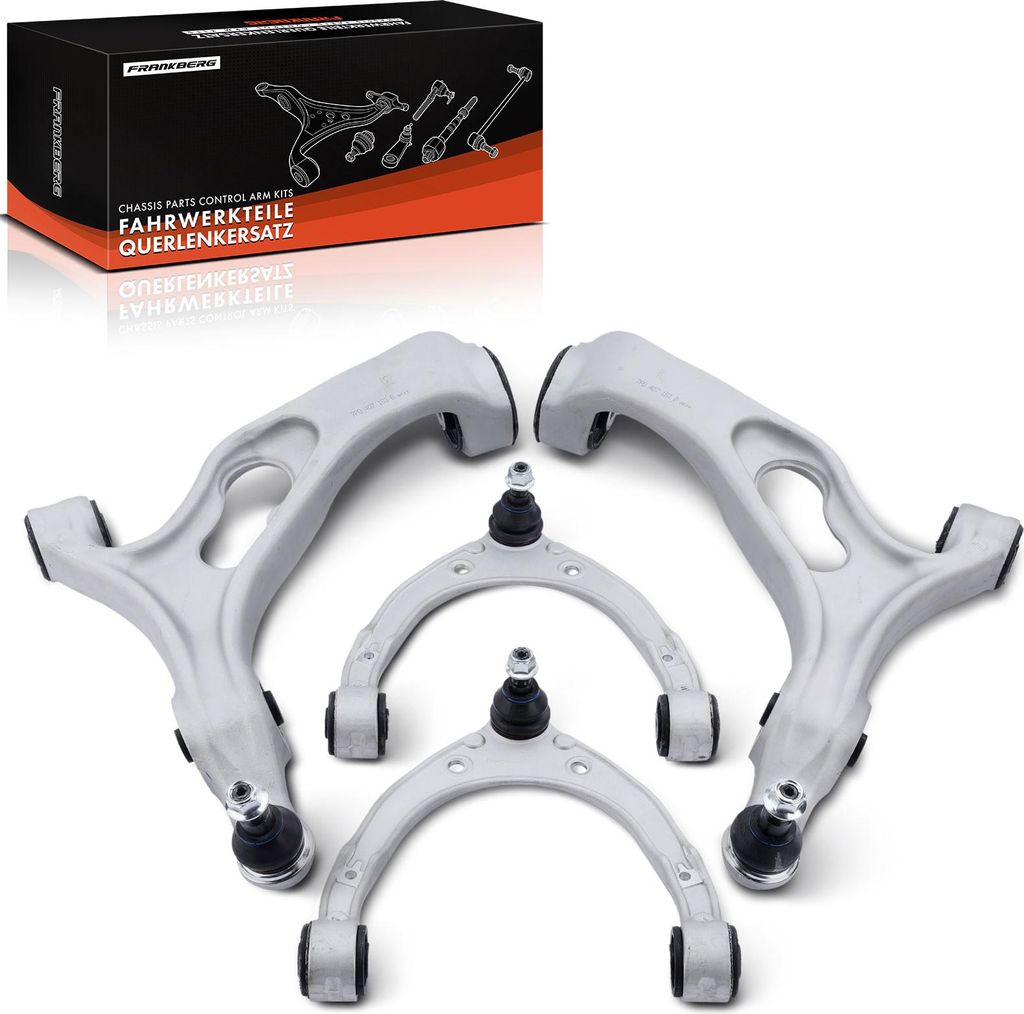 Frankberg 4x Querlenker Vorderachse für VW Touareg Audi Q7 Porsche Cayenne 3.0L 4.1L 5.9L 3.6L 4.8L 4.2L Bj ab 2010