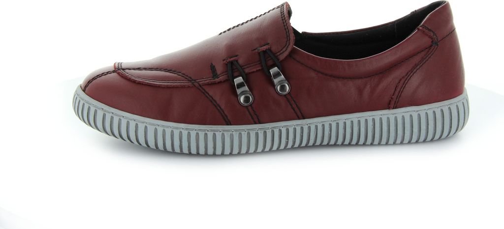 Gemini Damen Anilina Slipper 350622-055 bordo, Farbe:bordo, Größe:42