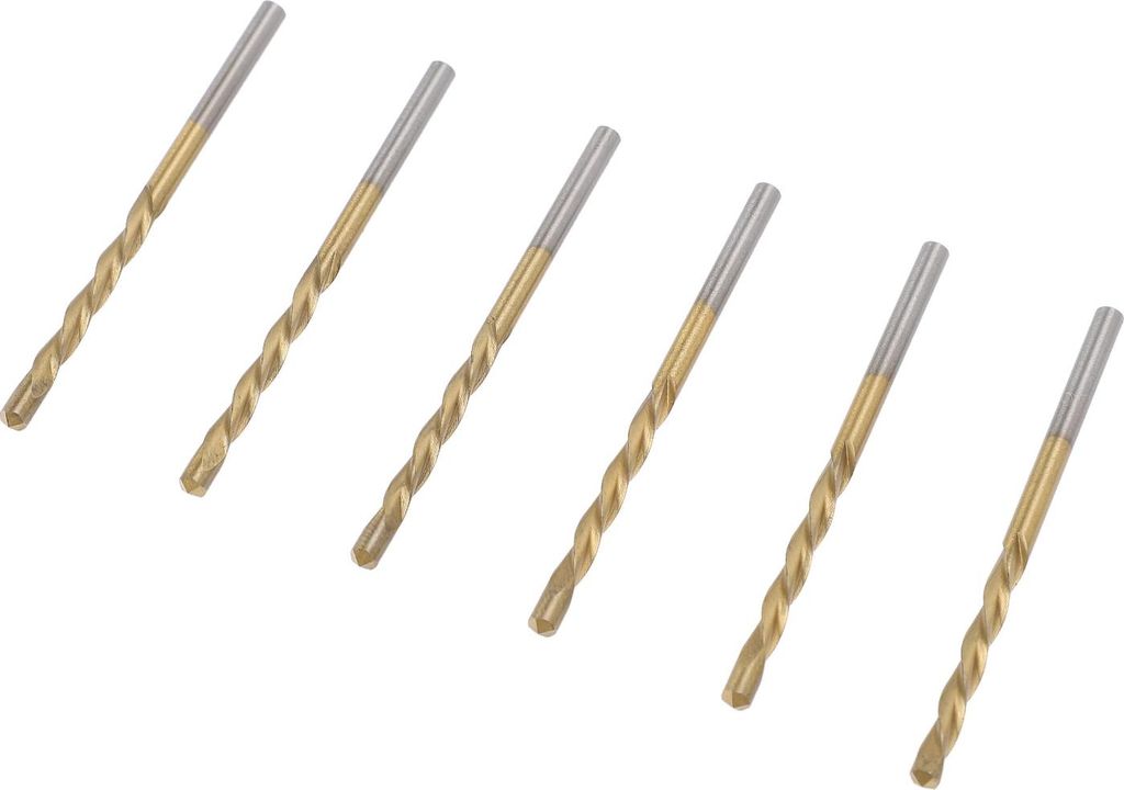 50pcs 1/8 Zoll Bohrerbits Hochgeschwindigkeits -Stahl -Spirals?gen -Bit fr Holz und Plastik, das Gold schneidet