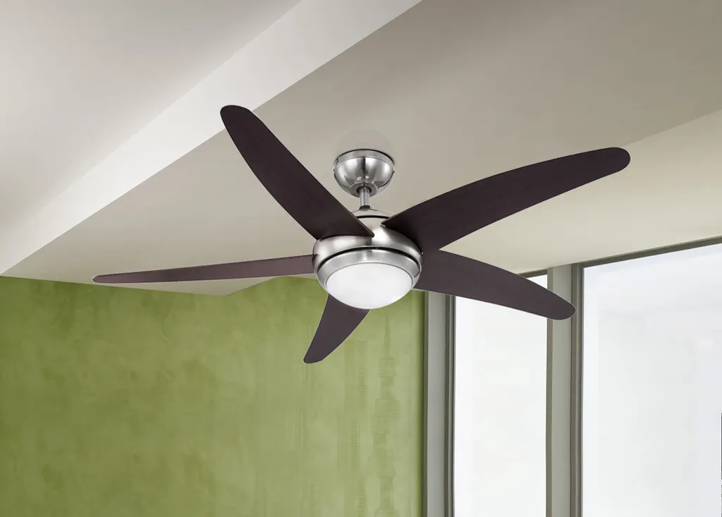 Ventilateur de plafond Fabiola 132 cm avec éclairage et télécommande - 2