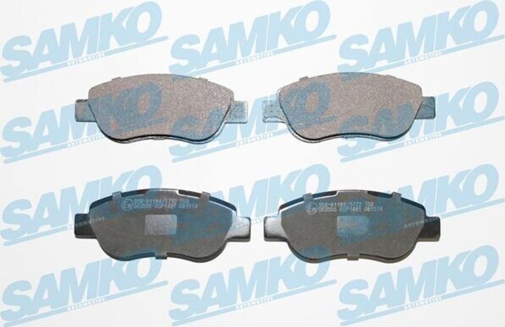 SAMKO Bremsbeläge Satz Vorne Bremsklötze für FIAT PALIO Weekend (178DX) 5SP1491