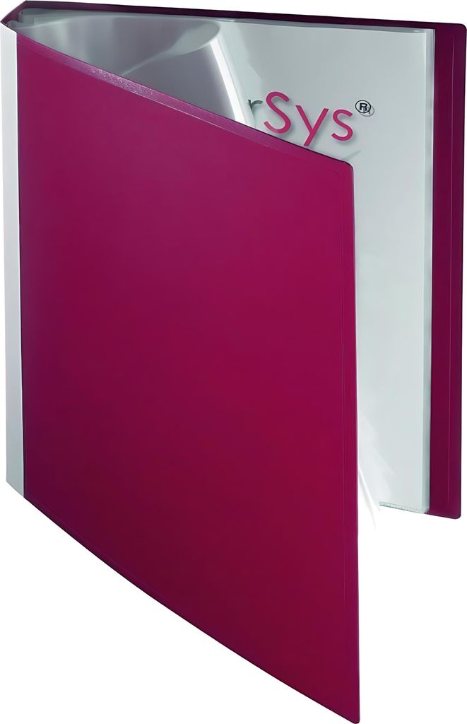 FolderSys FolderSys Sichtbuch DIN A4, 40 Hüllen bordeaux