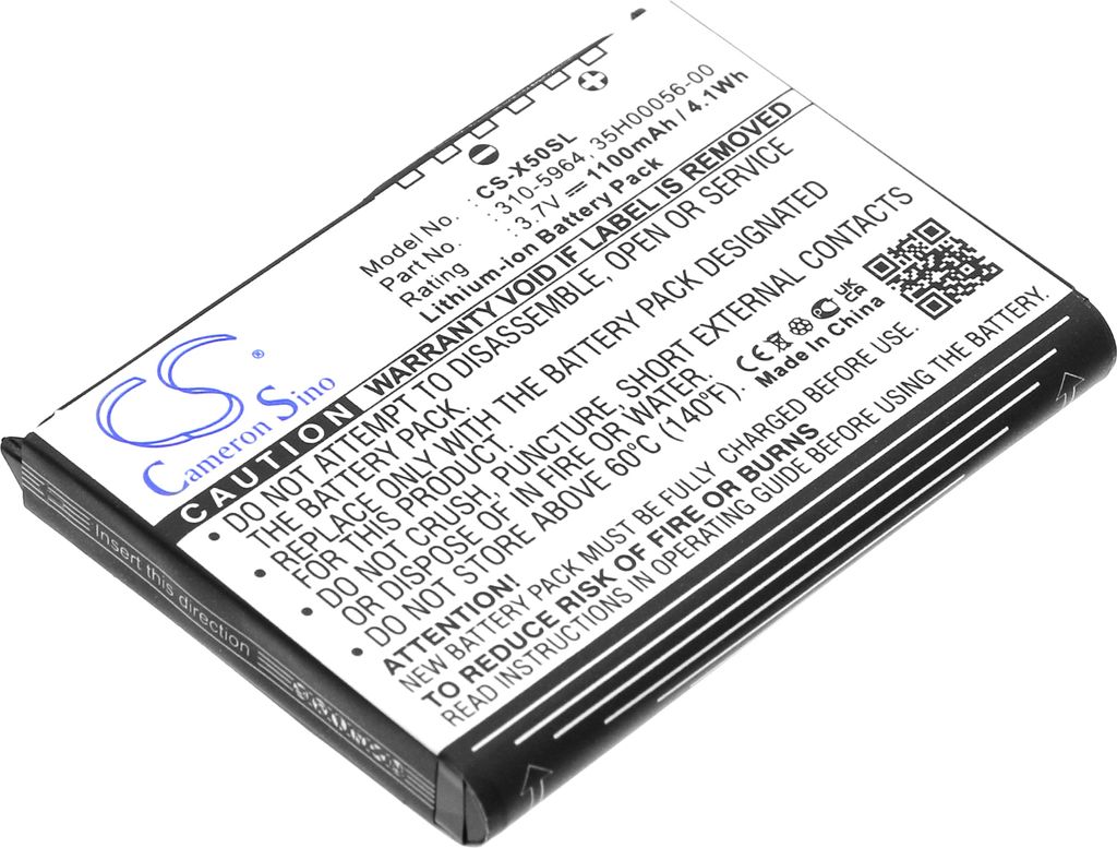 TECHTEK Batterie compatible avec [Dell] Axim X50, Axim Image du produit 
