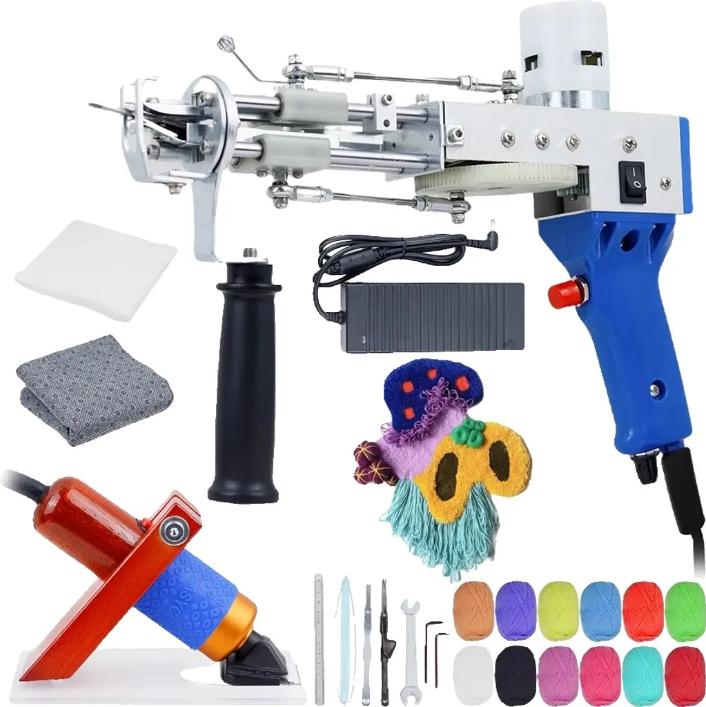 Tufting Gun NR7 robuste en acier inoxydable avec moteur électrique