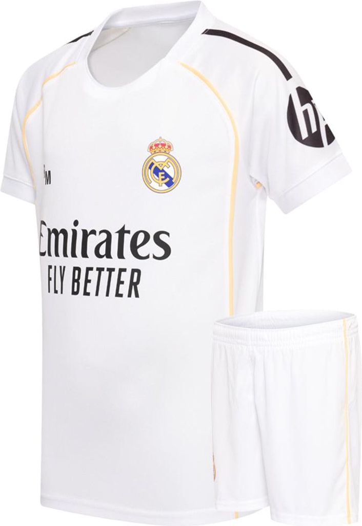 Tenue domicile Real Madrid 25/26 pour enfants - taille 140 Image du produit 