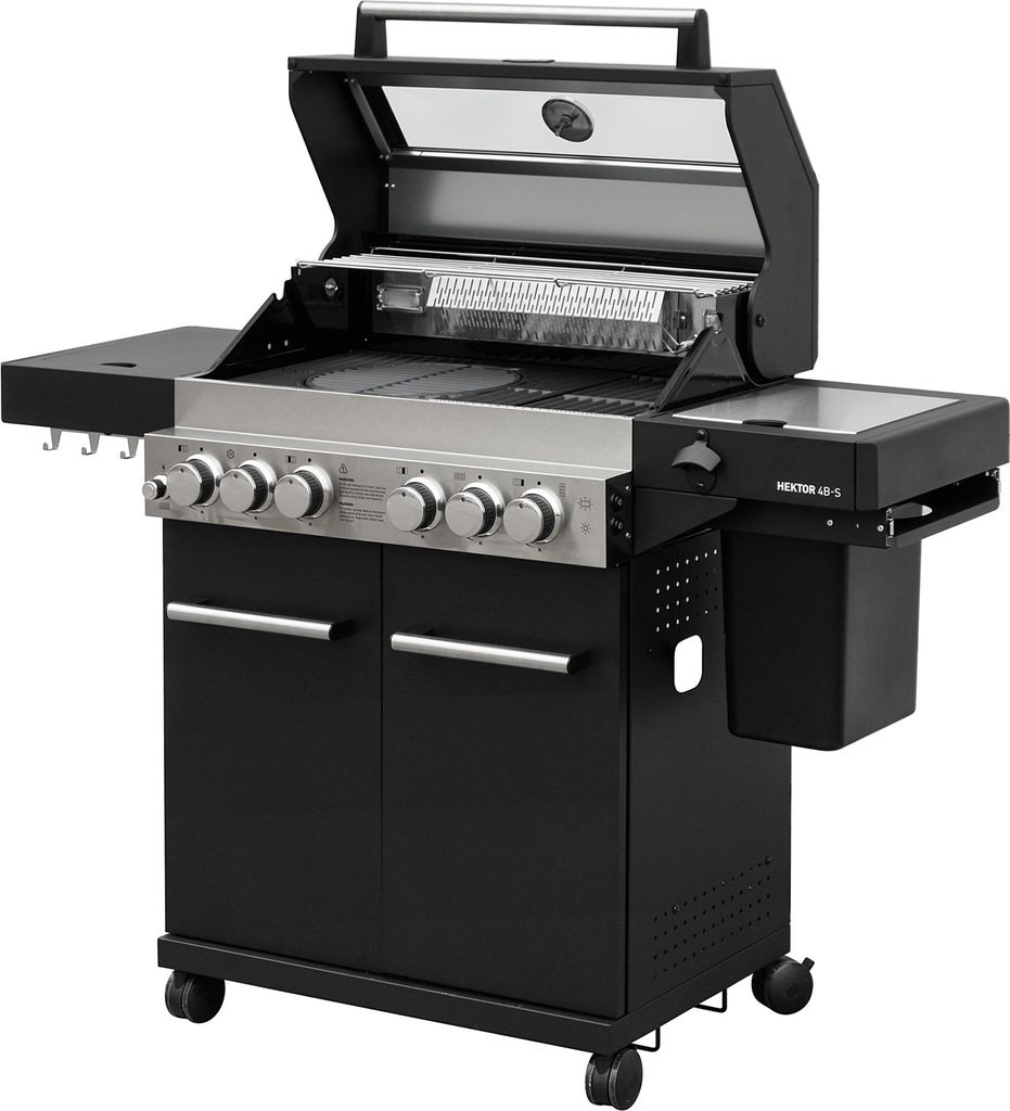 Feuergott Gas-Grillstation Hektor 4B-S inkl. Abdeckhaube