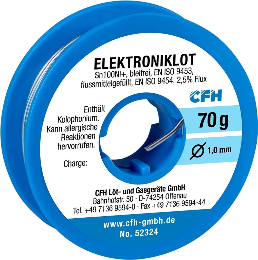 Elektroniklot CFH EL 324 bleifrei 70g Produktbild 