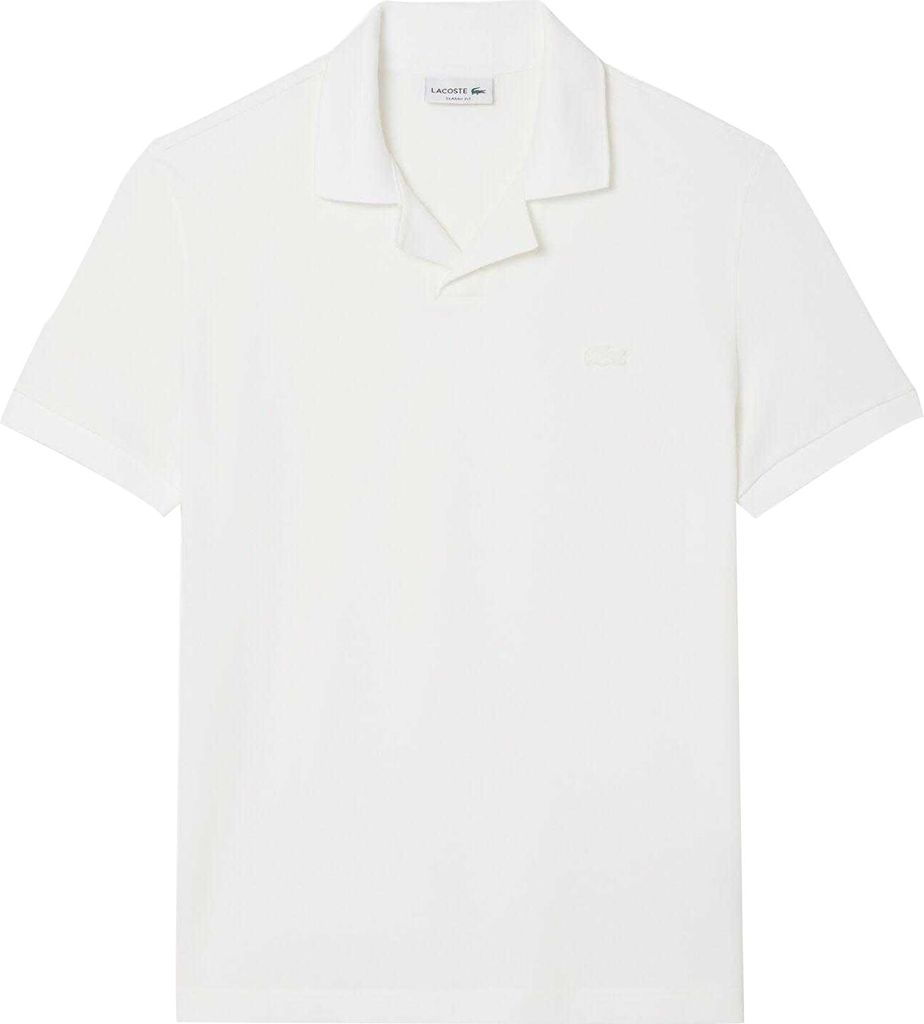 Lacoste - "Paris" Poloshirt für Herren, Offener Kragen, Klassisch GT10841 (XL) (Weiß)