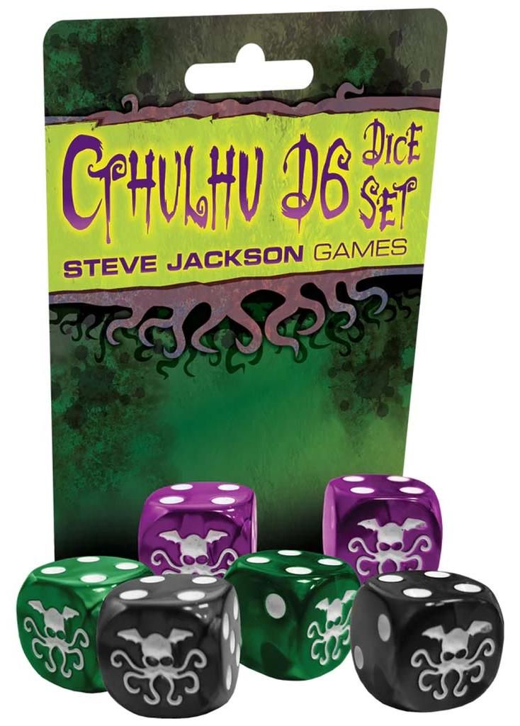 Cthulhu D6 Dice Set - Würfelset - Steve Jackson Games
