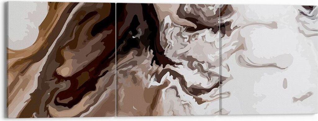 Bild auf Leinwand - Leinwandbild - Abstraktion modern - 150x50cm - Wand Bild - Wanddeko - Leinwanddruck - Bilder - Kunstdruck - Wanddekoration - Le...