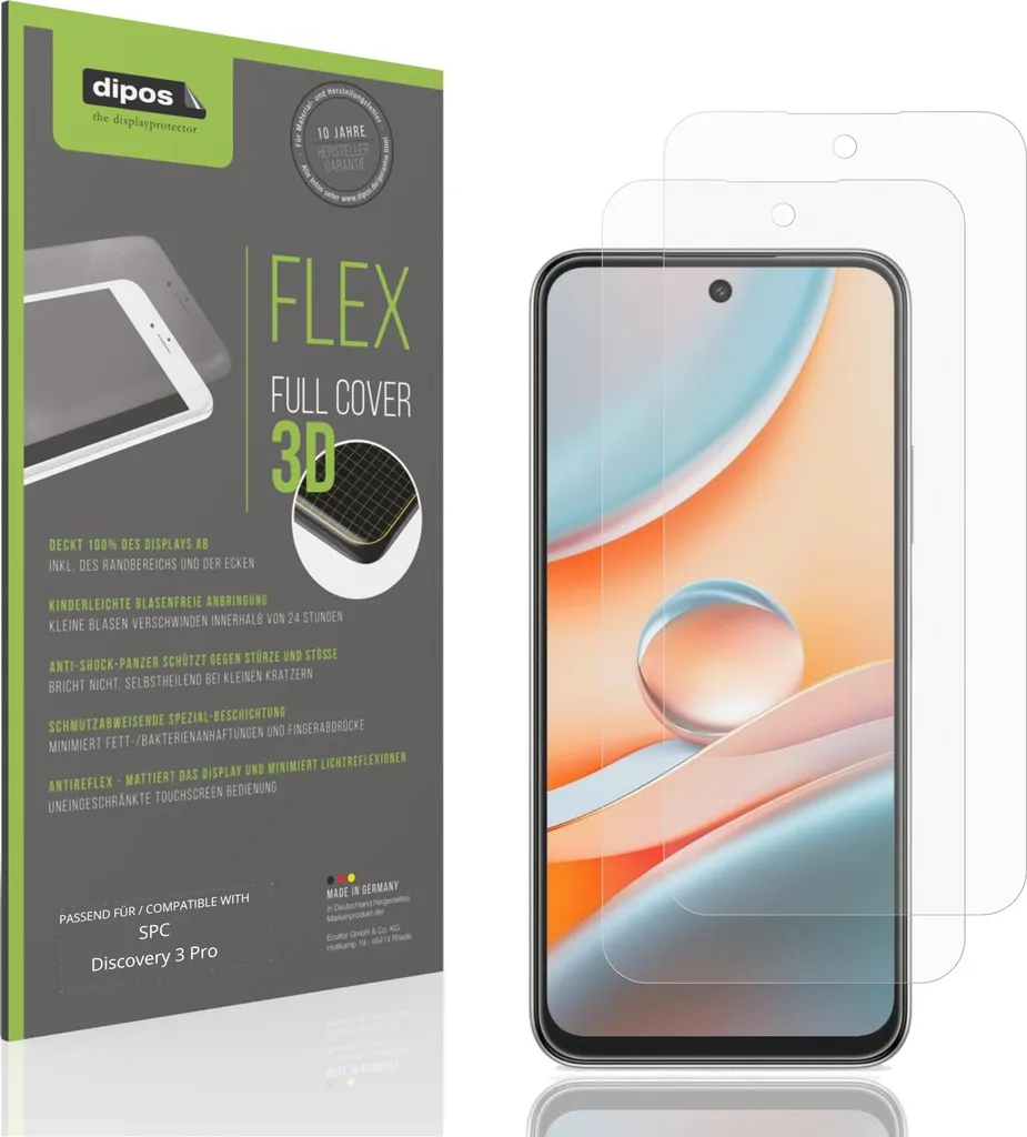 2x Pellicola Opaca SPC Discovery 3 Pro | Protezione Antiurto Professionale