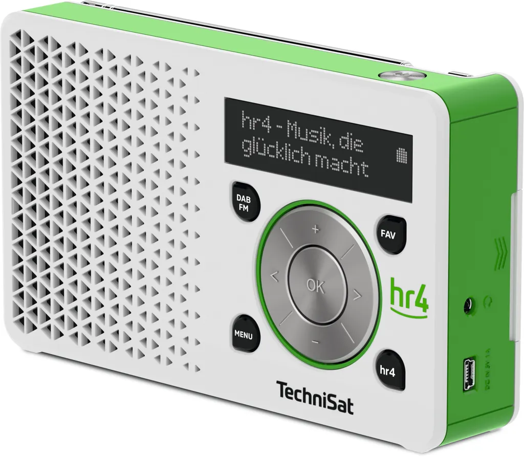 TechniSat DIGITRADIO 1 hr4 avec Accu Rechargeable et Écran OLED Noir - 3