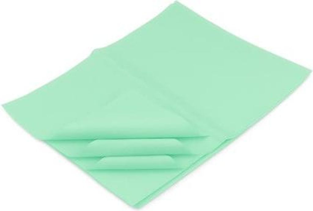 Glattes Seidenpapier 20 g 50 x 70 cm Mint – dekoratives Seidenpapier – 50 Blatt