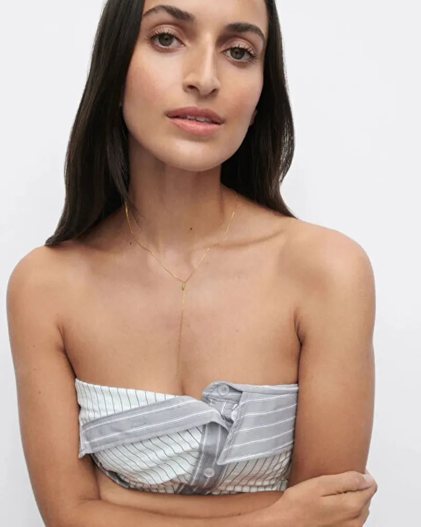 Collier chaîne et pendentif en plaqué or pour femme Tessa Essentials