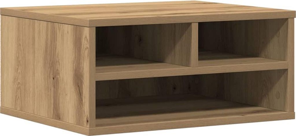 vidaXL Supporto per stampante Quercia artigianale 49 x 40 x Immagine del prodotto 