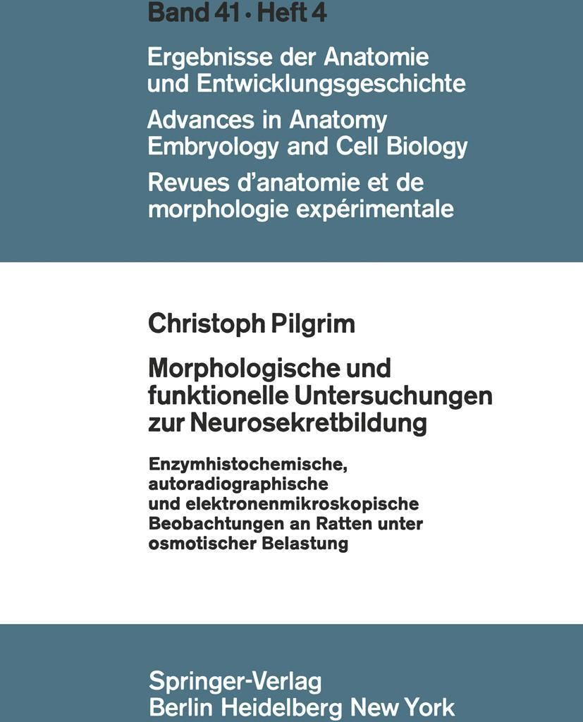 Morphologische und funktionelle Untersuchungen zur Neurosekretbildung